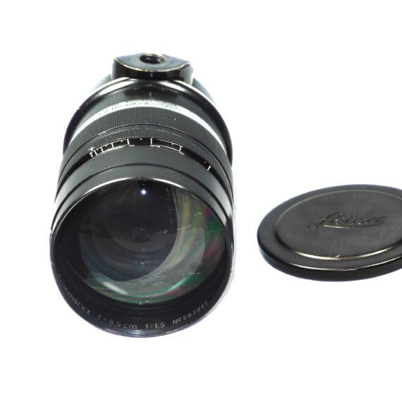 Leica 85/1,5 Summarex black Screw-Mount RARE  lens, / Call or email for more info.