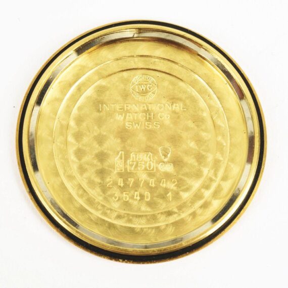 IWC 18K GOLD INGENIEUR PERPETUAL CALENDAR WRISTWATCH W/ MOON PHASES, With Box Mint- / SOLD