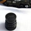 Leica 50/2 Summicron in Black paint, brass mount lens (Circa 1956) Rare Lens Ex+