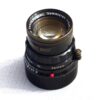 Leica 50/2 Summicron in Black paint, brass mount lens (Circa 1956) Rare Lens Ex+