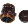 Leica 50/2 Summicron in Black paint, brass mount lens (Circa 1956) Rare Lens Ex+