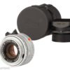 Leica 35/2 Summicron-M ASPH. Chrome with Leica hood,caps,leather lens case, Mint- / Free Shipping