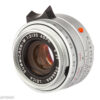 Leica 35/2 Summicron-M ASPH. Chrome with Leica hood,caps,leather lens case, Mint- / Free Shipping