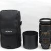 Nikon 80-400/4,5-5,6D AF VR ED lens with filter,caps,hood, leather case Mint-