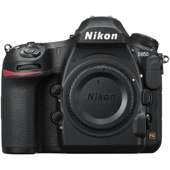 Nikon D850 45MP digital SLR  camera with Nikon box, camera manual., charger, battery, cap, Nikon camera strap and MC-30 remote shutter release Mint- / Free shipping (USA)