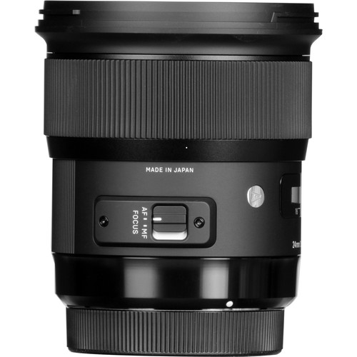 Sigma 24mm f/1.4 DG HSM Art Lens for Nikon F with caps, case Mint- / Free shipping