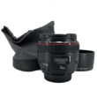 Canon 50/1.2 L EF USM lens (72mm) sold with box,case,hood Ex++