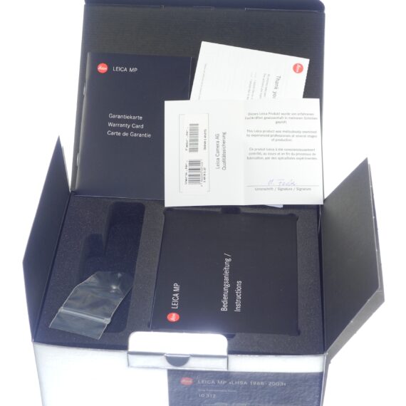 LEICA MP LHSA HAMMERTONE ANNIVERSARY Special Set Sold with 35/2MM Summicron Asph-M & HAMMERTONE LEICAVIT Mint/LN- w.boxes,cards,hood,etc / SOLD