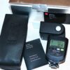Leica SF 58 Flash Cat #14488 with Leica box, Leica flash case, cards Mint- nice !