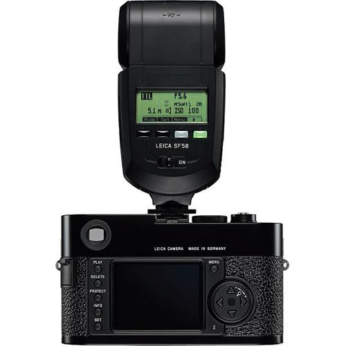 Leica SF 58 Flash Cat #14488 with Leica box, Leica flash case, cards Mint- nice !