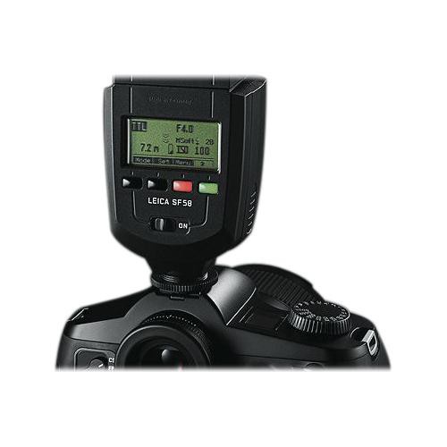 Leica SF 58 Flash Cat #14488 with Leica box, Leica flash case, cards Mint- nice !