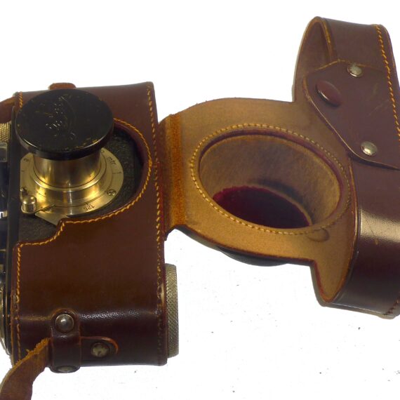 Leica I (A) (1929) with Leica case & Leica metal black paint lens cap Ex++ / Free shipping (USA)