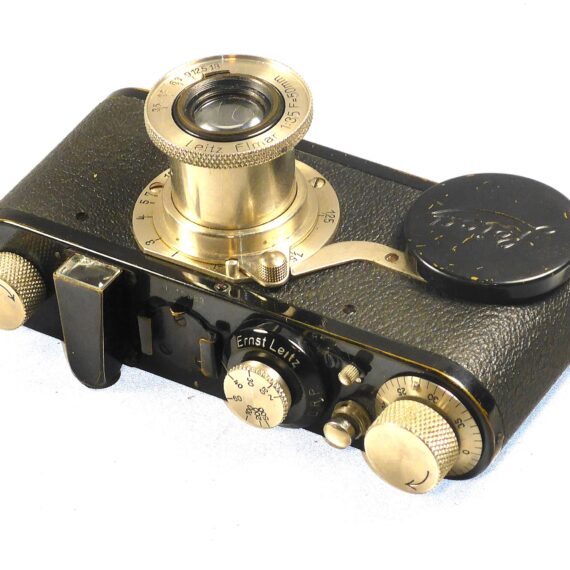 Leica I (A) (1929) with Leica case & Leica metal black paint lens cap Ex++ / Free shipping (USA)