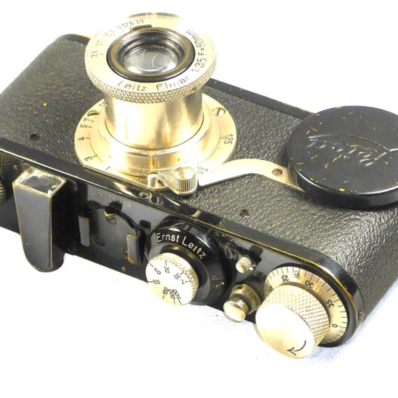 Leica I (A) (1929) with Leica case & Leica metal black paint lens cap Ex++ / Free shipping (USA)