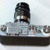Leica II model D chrome camera (1937) with Leica 90/4 Elmar black/chrome lens (1935) Ex+ set