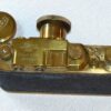 Fed / Zorki gold plated Leica II replica camera with 50/3,5 Elmar lens Ex++