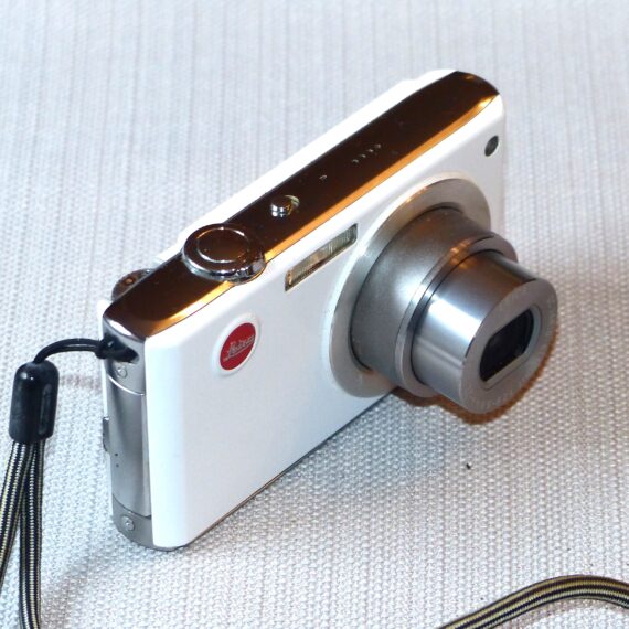 Leica C-Lux-3 white camera with box,strap,charger,battery Cat #18335 Ex++