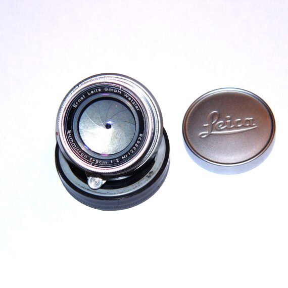 Leica 5cm 50mm f2 Summicron Lens Collapsible M mount lens *Complete CLA* with Leica caps Ex++ / Free shipping