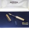 AURORA OPTIMA 990 18K Barley Solid Gold 750 Fountain Pen, With original Box, Unused Pen New Old Stock