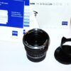 Zeiss 18mm F/4 ZM Distagon T* Lens Leica M Mount with box, metal hood, caps, cards  Mint/LN- / Free shipping (USA)