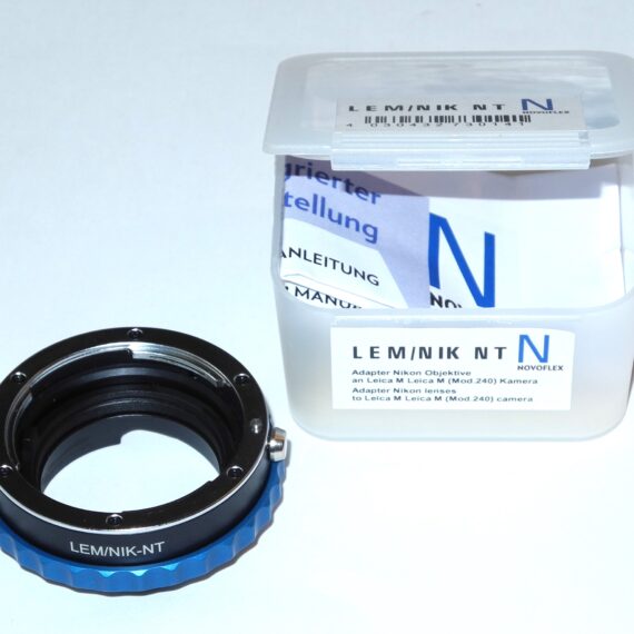 Novoflex Lens Adapter for Nikon Lens to Leica M Camera W/Box-Manual LN- / Free Shipping