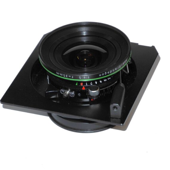 Rodenstock 35mm f/4.5 Apo-Grandagon Copal No. O 110º with recessed board Mint- / SOLD