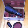 Nikon 300mm f/2,8 Nikkor ED AIS with hood,caps,extra filter holder & Nikon TC-301Teleconverter inside metal trunk Mint- lens