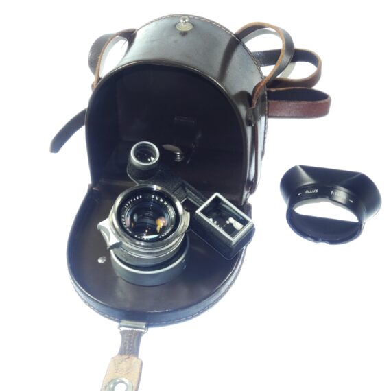 Leica 35/1,4 Summilux RF Rim Set chrome M mount rare 1st Type lens Sold with Leica OLLUX hood, Mint- / Free shipping