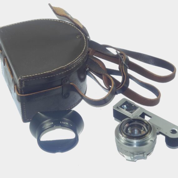 Leica 35/1,4 Summilux RF Rim Set chrome M mount rare 1st Type lens Sold with Leica OLLUX hood, Mint- / Free shipping
