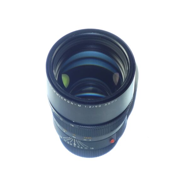 Leica 90/2.0 Apo Summicron-M ASPH. lens (E55) #11884 Sold W/Leica original white box, Leica lens case, caps,cards (Just CLA'd) Mint- / Free Shipping (USA) (Copy)