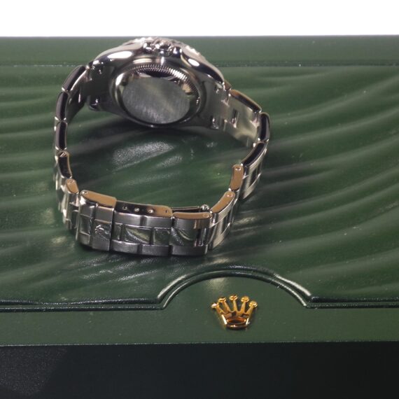 Rolex Yacht-Master Platinum and Stainless-Steel Wristwatch/ Rolex Box, cards Like New - Just serviced / Free Shipping (USA)