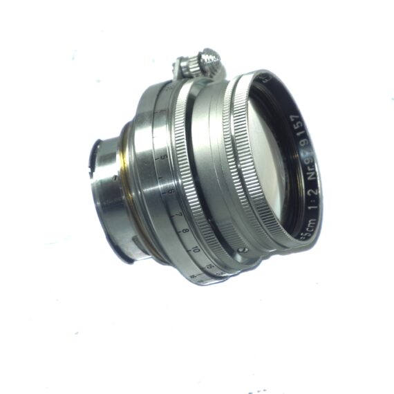 Leica 50/2 Summitar (circa 1952) the lens was CLA'd recently Sold with Leica front & Rear metal Caps / Free Shipping