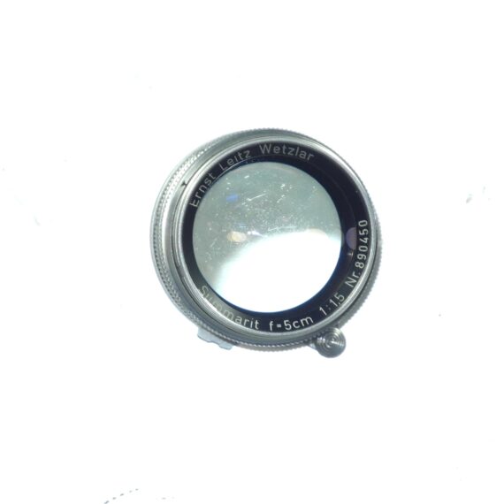 Leica 50/1.5 Summarit chrome Lens (1951) , Just CLA'd Ex++