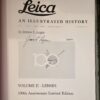 Leica An Illustrated History - Lager Vol I & II Reissued 100th Anniversary Limited Art Edition New book set / In Stock