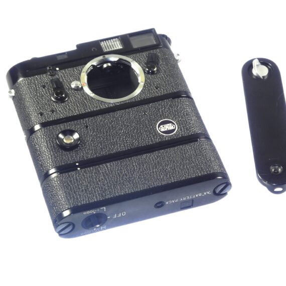 Leica M4 MOT black paint camera sold with Leica Leitz NY motor Ex++/Mint- set / both camera & motor just overhauled / Free Shipping