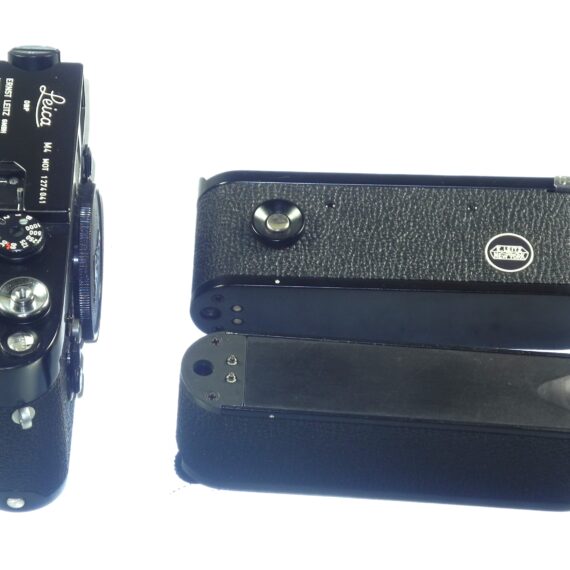Leica M4 MOT black paint camera sold with Leica Leitz NY motor Ex++/Mint- set / both camera & motor just overhauled / Free Shipping
