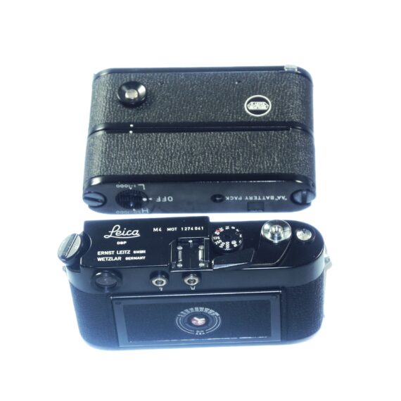 Leica M4 MOT black paint camera sold with Leica Leitz NY motor Ex++/Mint- set / both camera & motor just overhauled / Free Shipping