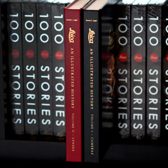 Leica An Illustrated History - James Lager Vol I & II Reissued 100th Anniversary Deluxe limited edition (#101-550) New book set / In Stock