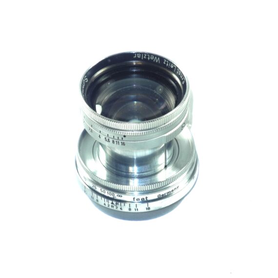 Leica 50/2 Summitar (circa 1951) the lens was recently CLA'd, Sold with Leica front & rear metal caps / Free Shipping