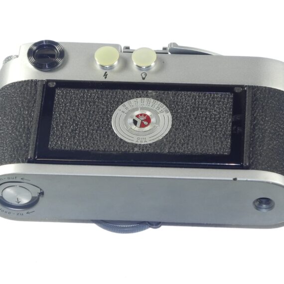 Leica M2 chrome camera (1965) Ex++ with Leica 50/2 Collapsible Summicron lens, hood, cap, half case, overhauled recently Ex++ / Free Shipping