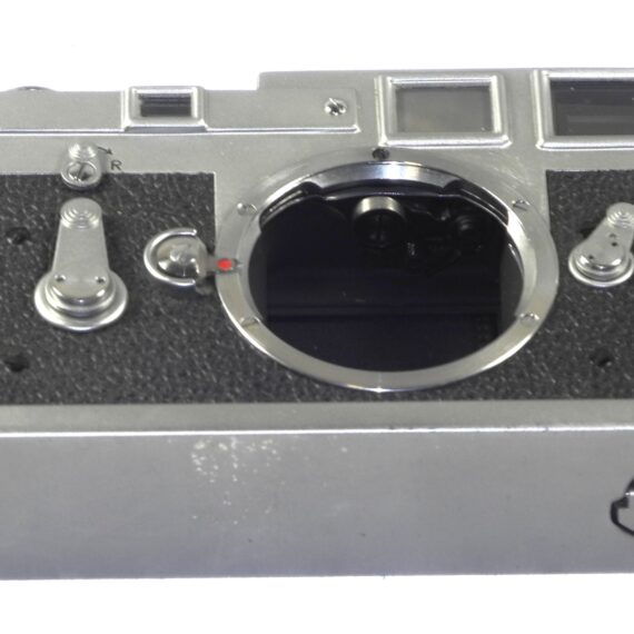Leica M3 S.S ST PV Chrome Camera (1962 Third type) Sold w/50/2 Dual Range & 90/2,8 Elmarit M lenses, Leica caps, case, hood Ex+ / Free shipping