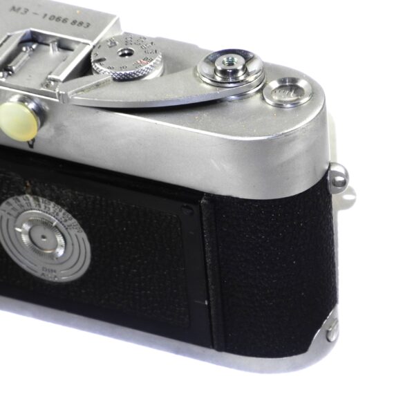 Leica M3 S.S ST PV Chrome Camera (1962 Third type) Sold w/50/2 Dual Range & 90/2,8 Elmarit M lenses, Leica caps, case, hood Ex+ / Free shipping