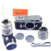 Leica M3 S.S ST PV Chrome Camera (1962 Third type) Sold w/50/2 Dual Range & 90/2,8 Elmarit M lenses, Leica caps, case, hood Ex+ / Free shipping