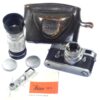 Leica M3 S.S ST PV Chrome Camera (1962 Third type) Sold w/50/2 Dual Range & 90/2,8 Elmarit M lenses, Leica caps, case, hood Ex+ / Free shipping