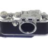 Leica IIIc camera (1941-42) with Leitz NY flash base plate with matching number, unusual camera and base plate set Ex+