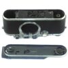 Leica IIIc camera (1941-42) with Leitz NY flash base plate with matching number, unusual camera and base plate set Ex+