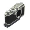 Leica IIIc camera (1941-42) with Leitz NY flash base plate with matching number, unusual camera and base plate set Ex+
