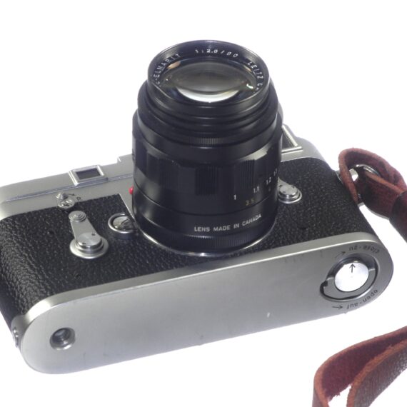 Leica M3 chrome camera (1962) Sold with 3 x Leica lenses (50-90-135mm), Leica hoods, caps, red leather strap and system case Ex++ / Free Shipping
