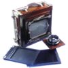 Deardorf 4x5 wooden camera Ex++ with Schneider 210/5,6 Symmar lens, film holder, glass back Nice Ex++/Mint- Set