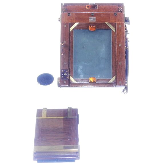 Ross Wooden camera with Ross London 6 1/2 in XPRES F4,5 Lens w/backs,cap, Ross original case, working complete camera in Ex++condition / free shipping